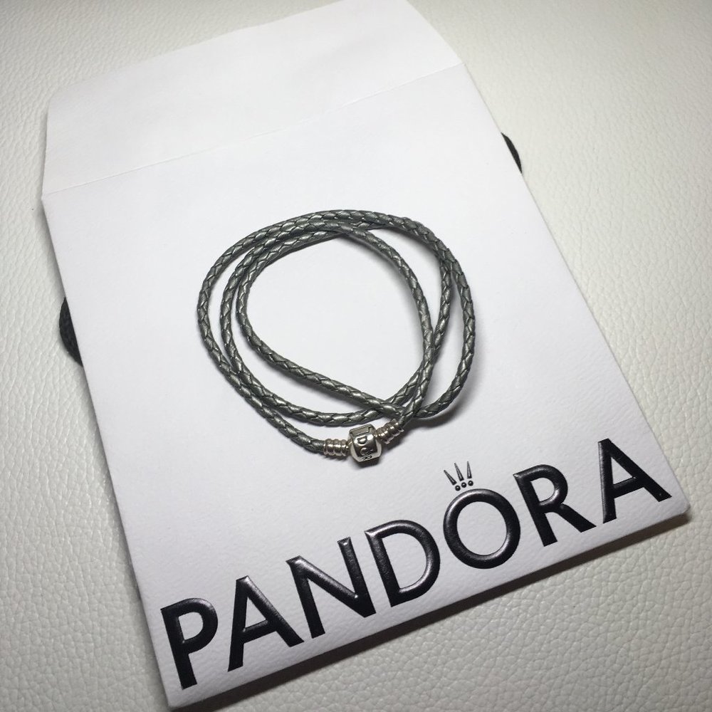 PANDORA Bracelet - silver triple wrap